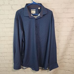 Men's CON.STRUCT 4 Way Stretch "Slim-Fit" longsleeve button-down shirt, size XXL